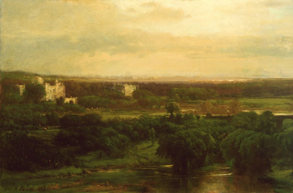 The Valley of the Olives art print by George Inness for $57.95 CAD