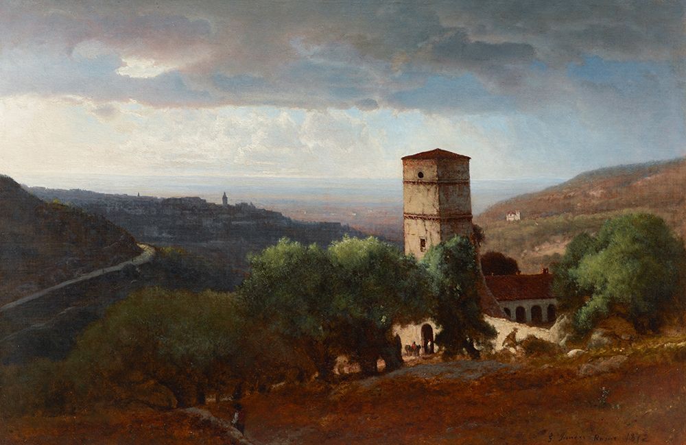 View of Rome from Tivoli art print by George Inness for $57.95 CAD