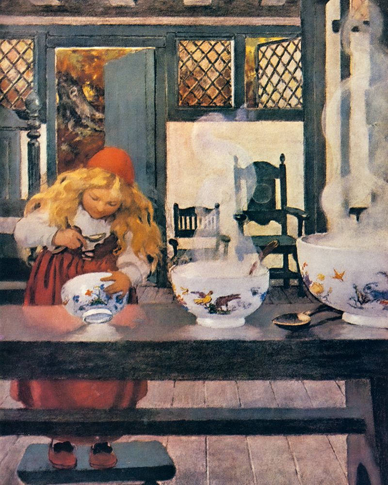 A Childs Book of Stories 1911 - Goldilocks art print by Jessie Willcox Smith for $57.95 CAD