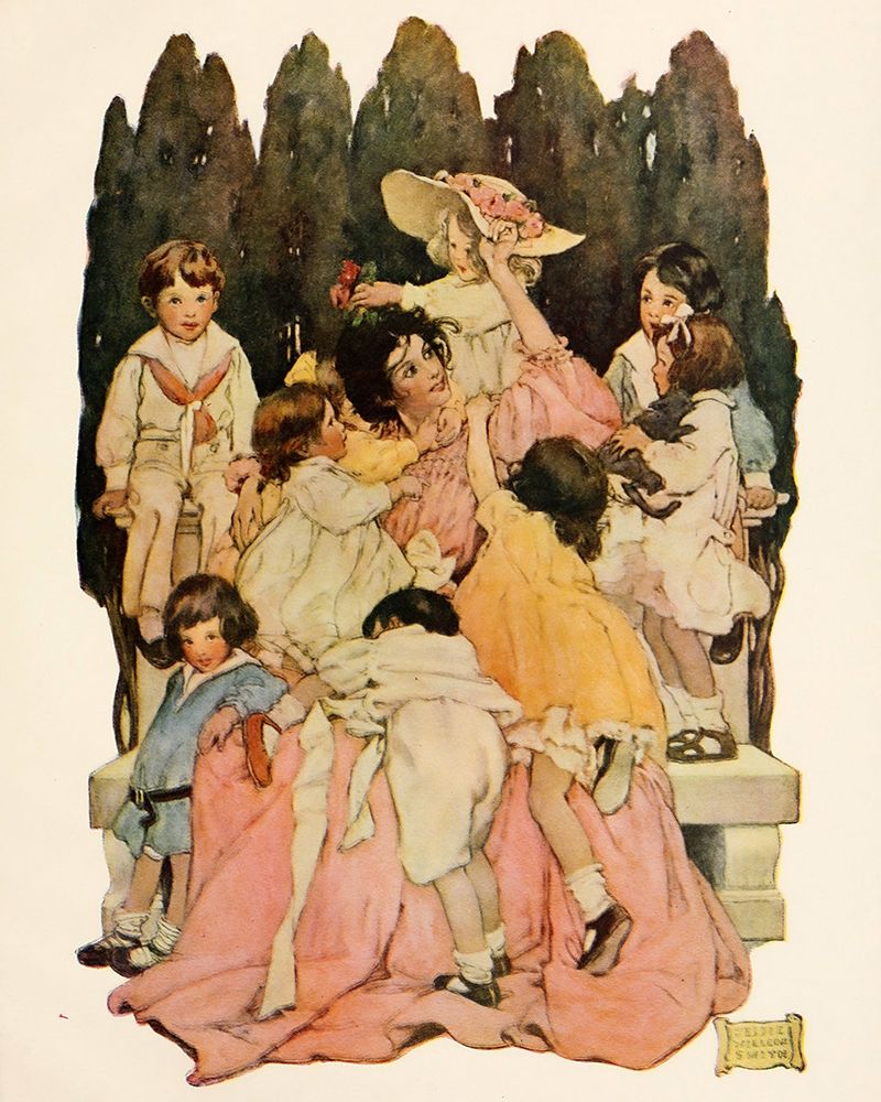 A Childs Garden of Verses 1905 - Mother and Children art print by Jessie Willcox Smith for $57.95 CAD