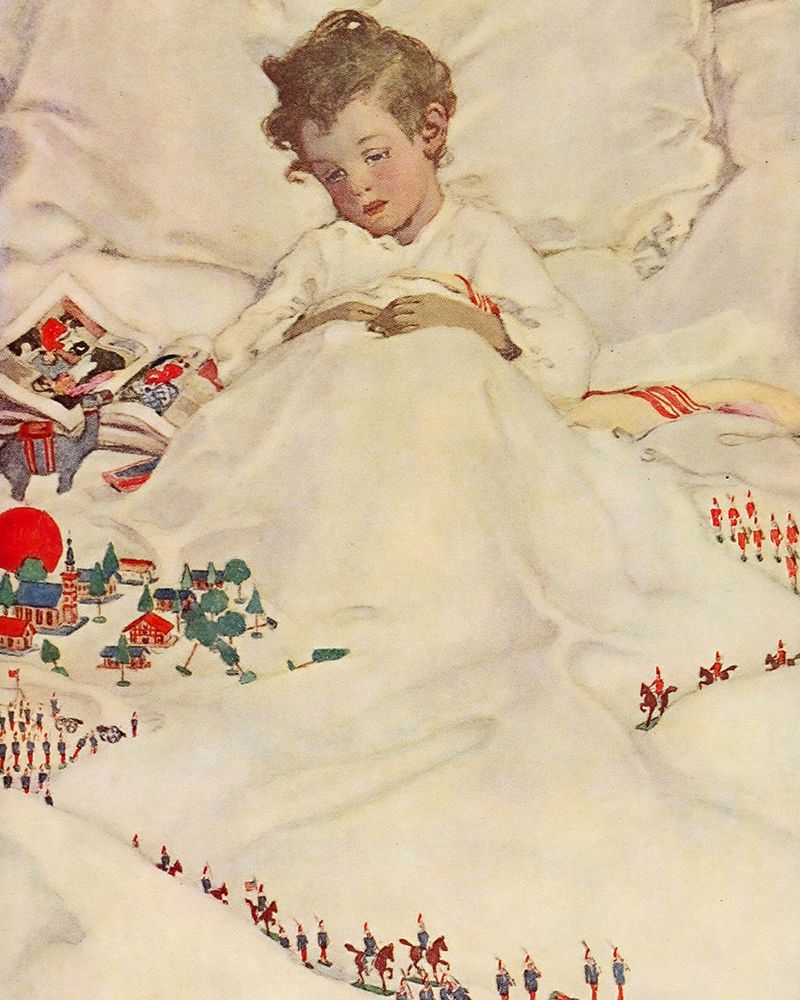 A Childs Garden of Verses 1905 - Sick Day art print by Jessie Willcox Smith for $57.95 CAD