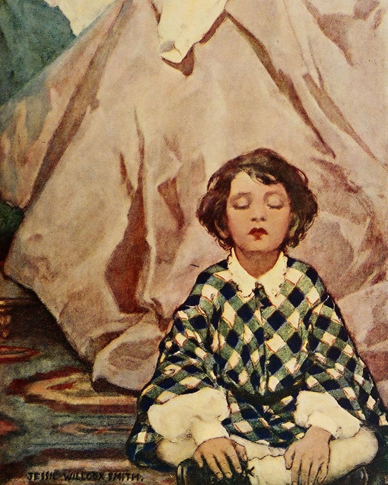 A Childs Garden of Verses 1905 - This Little Land art print by Jessie Willcox Smith for $57.95 CAD