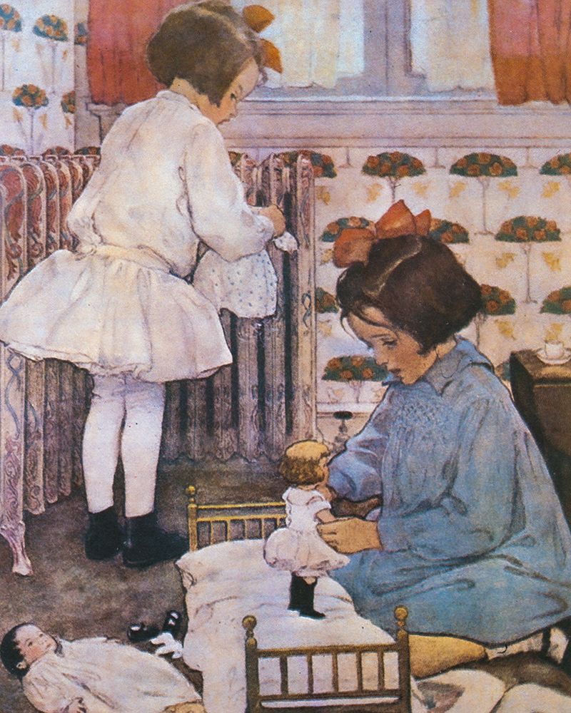 American Radiators 1914 - Cosy Homes art print by Jessie Willcox Smith for $57.95 CAD