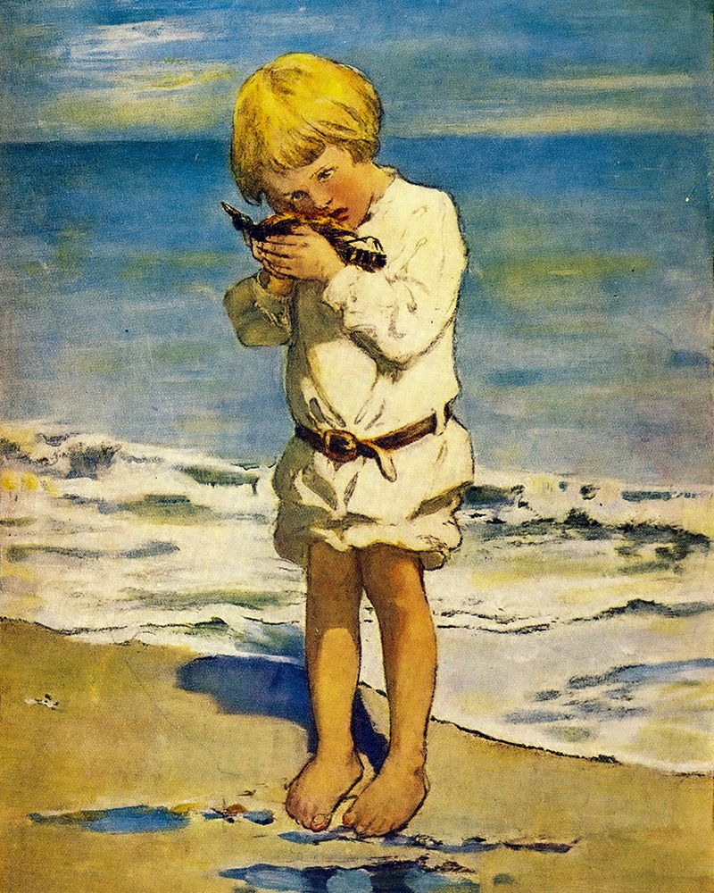 The Everyday Fairy Book 1915 - The Dead Bird art print by Jessie Willcox Smith for $57.95 CAD
