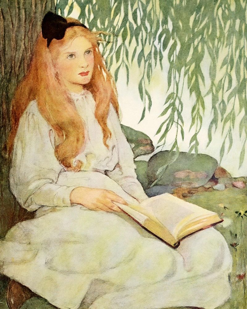 The Seven Ages of Childhood 1909 - Growing Up art print by Jessie Willcox Smith for $57.95 CAD