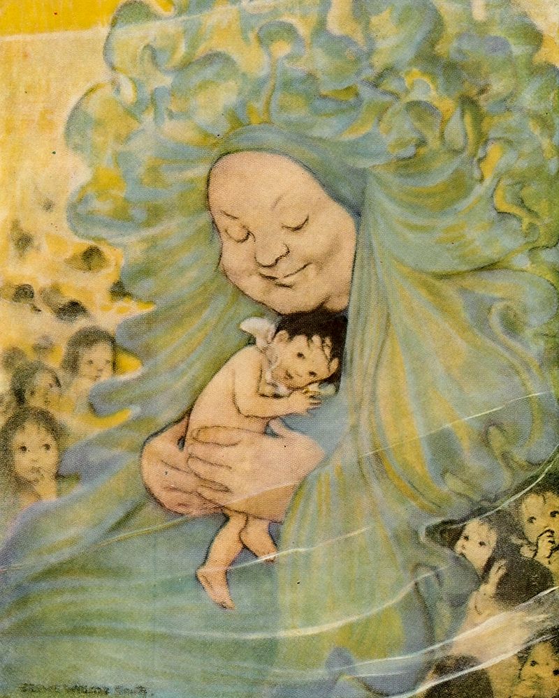 The Water Babies 1916 - Mrs Doasyouwouldbedoneby art print by Jessie Willcox Smith for $57.95 CAD