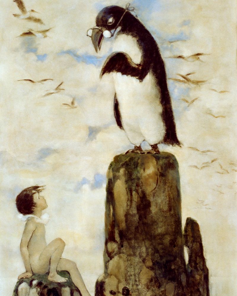 The Water Babies 1916 - The Last of the Gairfowl art print by Jessie Willcox Smith for $57.95 CAD