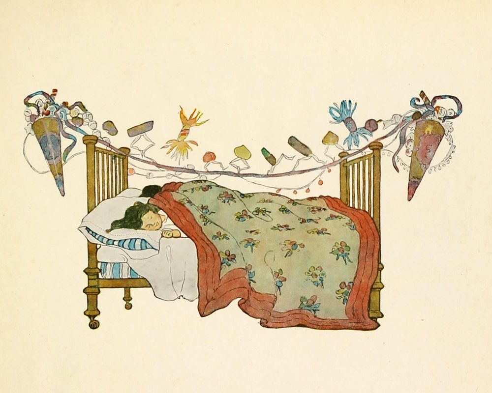 Twas the Night before Christmas 1912 - Early Night on Christmas Eve art print by Jessie Willcox Smith for $57.95 CAD