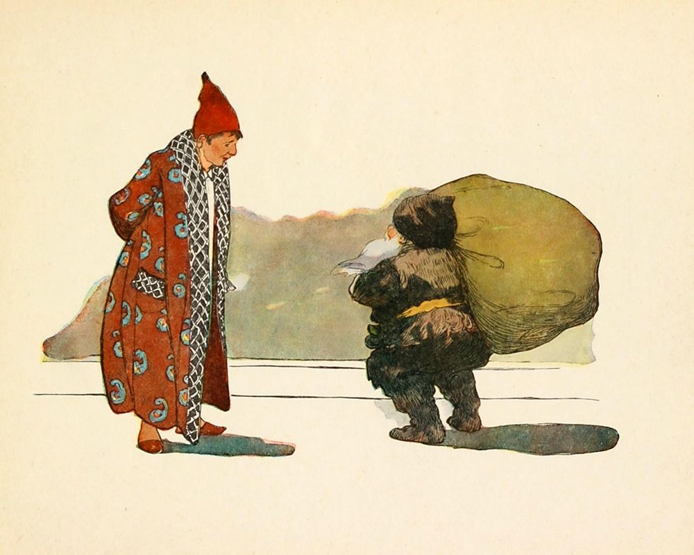 Twas the Night before Christmas 1912 - Sack of Toys art print by Jessie Willcox Smith for $57.95 CAD