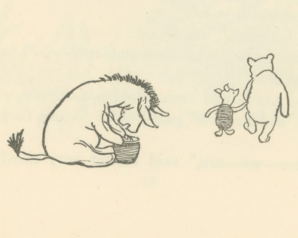 Winnie-the-Pooh 1926 - A Useful Pot art print by Ernest H Shepard for $57.95 CAD