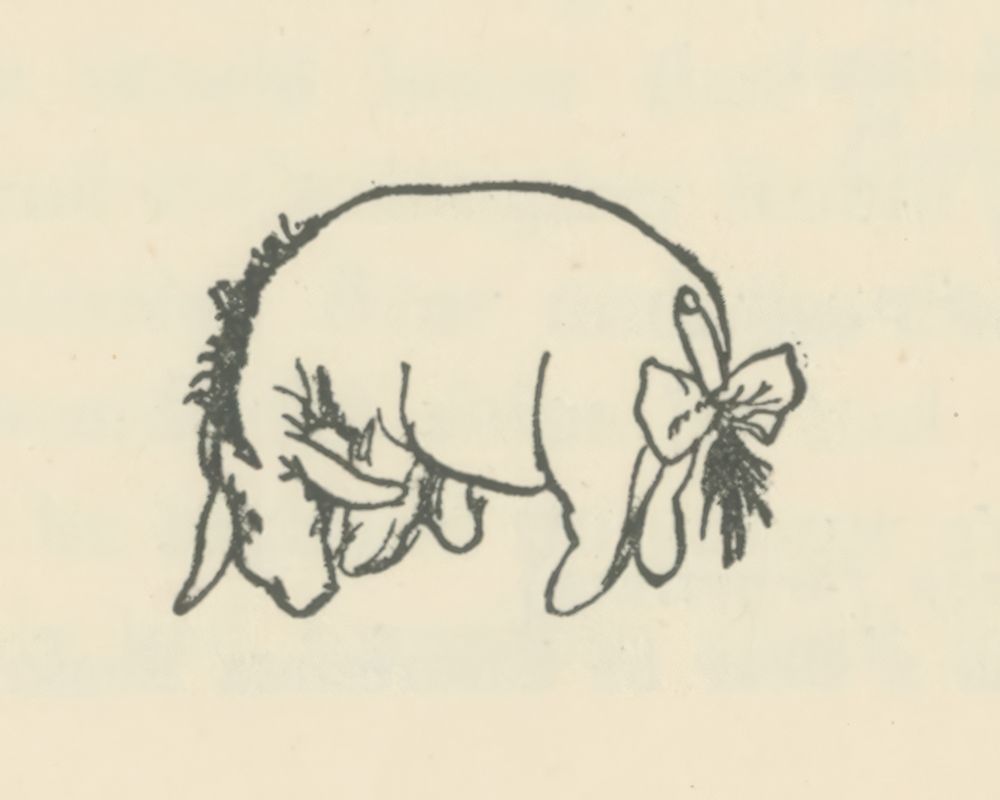 Winnie-the-Pooh 1926 - An Invitation for Eeyore art print by Ernest H Shepard for $57.95 CAD