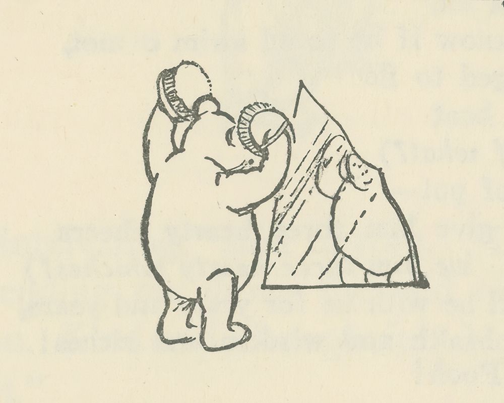 Winnie-the-Pooh 1926 - Anxious Pooh art print by Ernest H Shepard for $57.95 CAD