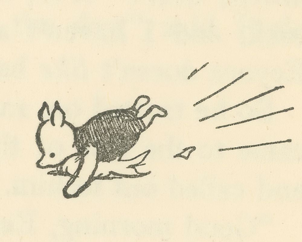Winnie-the-Pooh 1926 - Bang art print by Ernest H Shepard for $57.95 CAD