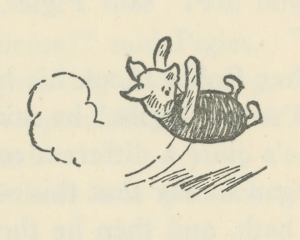 Winnie-the-Pooh 1926 - Henry Pootel Piglet art print by Ernest H Shepard for $57.95 CAD