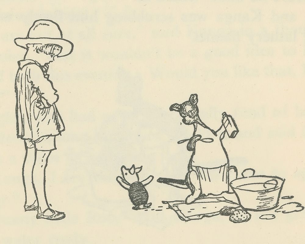 Winnie-the-Pooh 1926 - In Came Christopher Robin art print by Ernest H Shepard for $57.95 CAD
