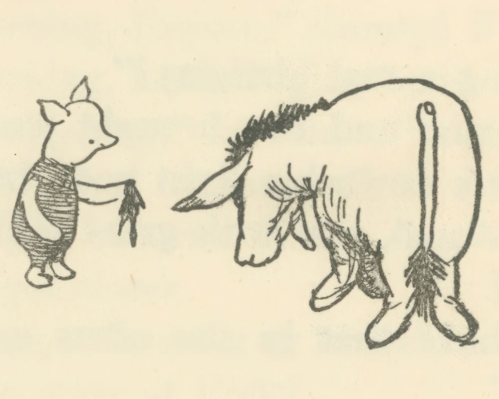 Winnie-the-Pooh 1926 - My Birthday Balloon art print by Ernest H Shepard for $57.95 CAD