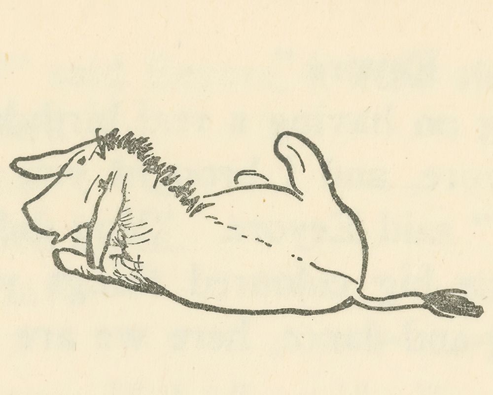Winnie-the-Pooh 1926 - My Birthday Said Eeyore art print by Ernest H Shepard for $57.95 CAD