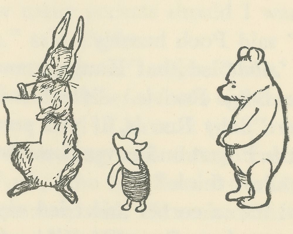 Winnie-the-Pooh 1926 - The Adventure Before Us art print by Ernest H Shepard for $57.95 CAD