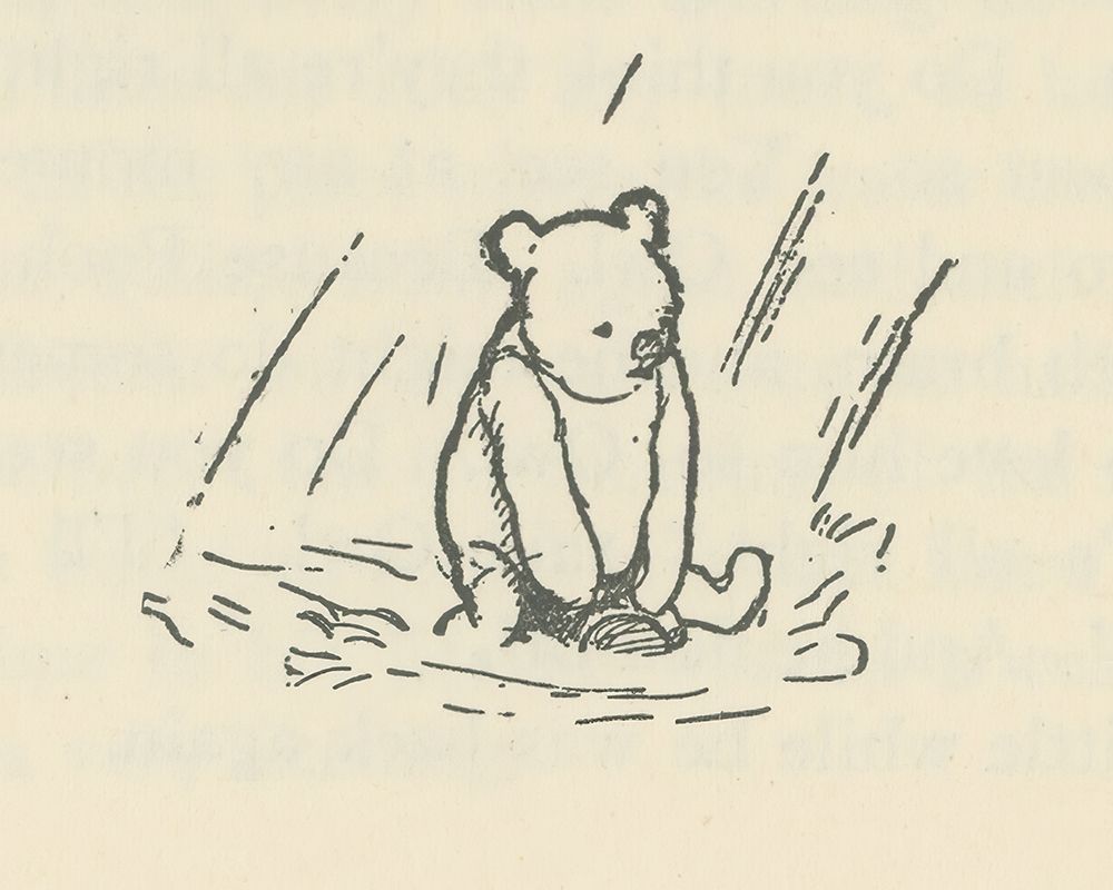 Winnie-the-Pooh 1926 - The Honey Pot Boat art print by Ernest H Shepard for $57.95 CAD