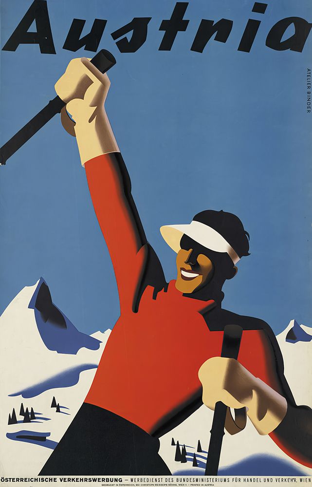 Austria Ski Resort Vintage Travel Poster II art print by Vintage Travel Poster for $57.95 CAD