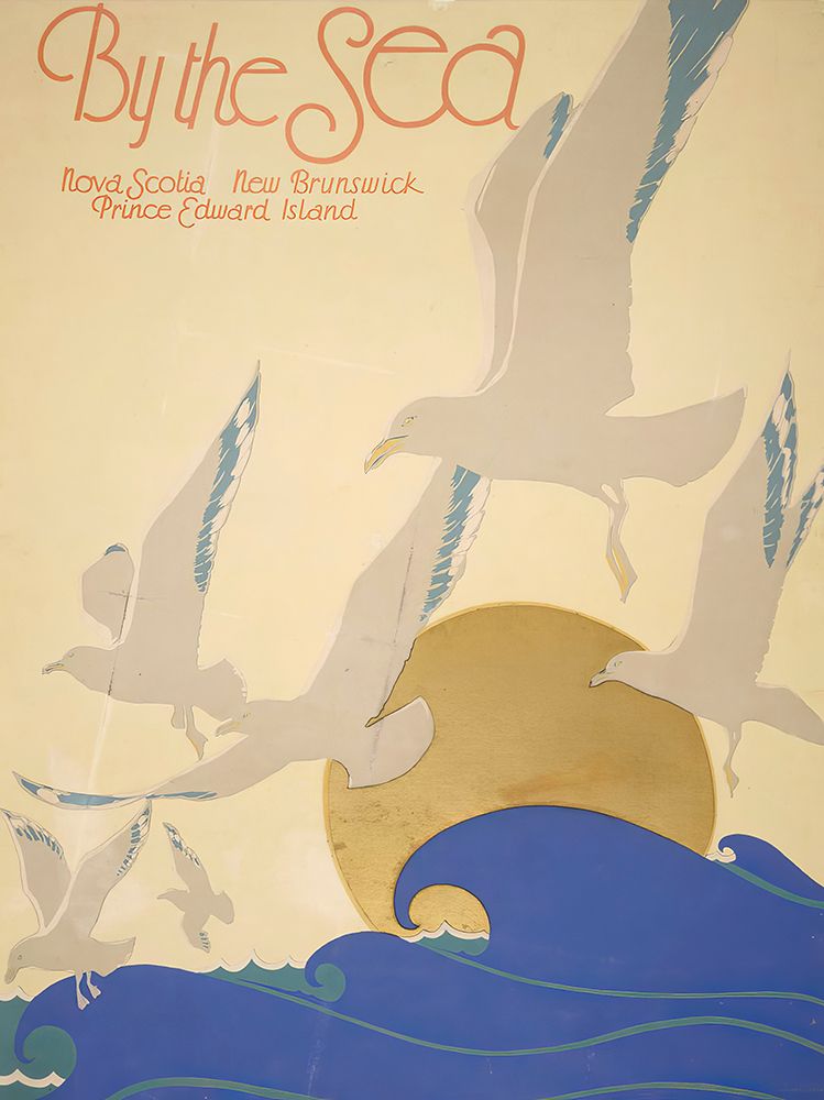 Canada Nova Scotia Vintage Rail Travel Poster art print by Vintage Travel Poster for $57.95 CAD