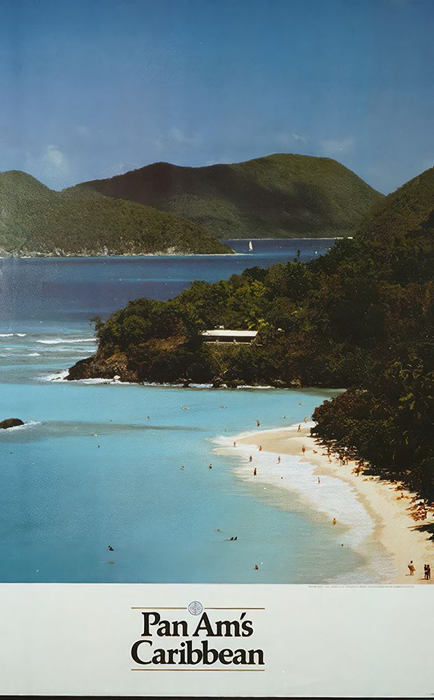 Caribbean Vintage Air Travel Poster art print by Vintage Travel Poster for $57.95 CAD