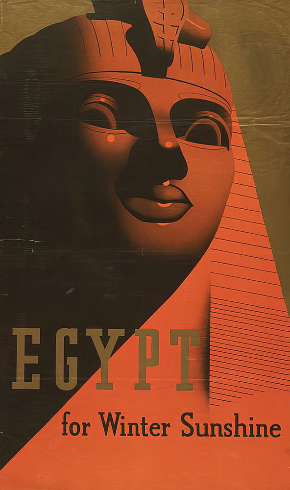 Egypt Winter Sunshine Vintage Travel Poster art print by Vintage Travel Poster for $57.95 CAD