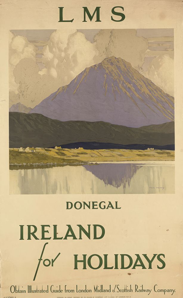 Ireland Donegal Vintage Travel Poster art print by Vintage Travel Poster for $57.95 CAD