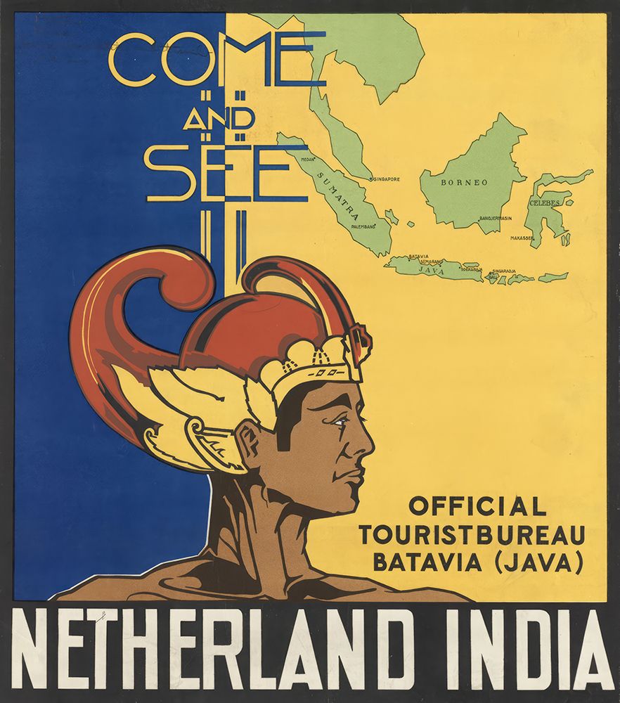 Java by Rail Vintage Netherland India Travel Poster art print by Vintage Travel Poster for $57.95 CAD