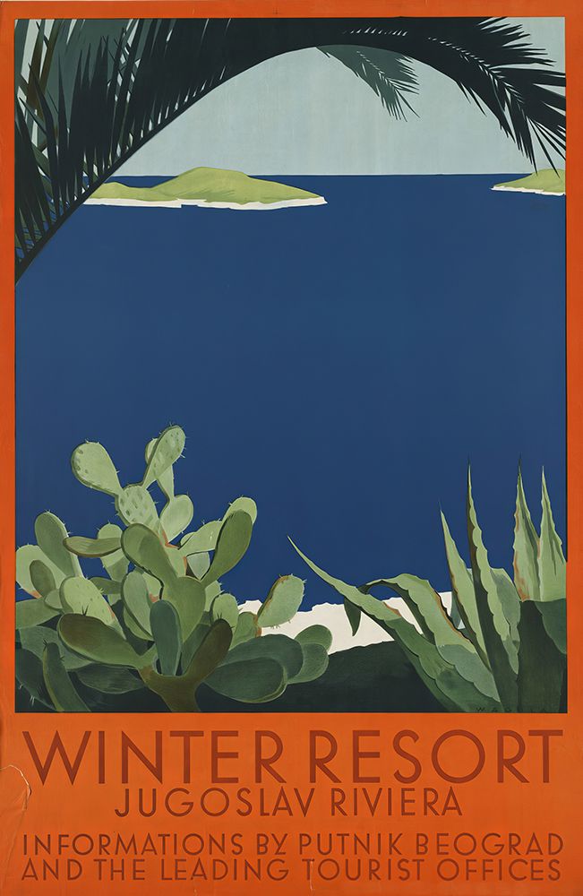 Jugoslavia Vintage Travel Poster art print by Vintage Travel Poster for $57.95 CAD