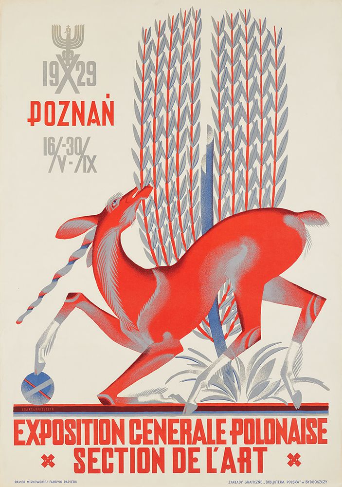 Poland, the Poznan Fair 1929 by Edmund BartÅ‚omiejczyk art print by Vintage Travel Poster for $57.95 CAD