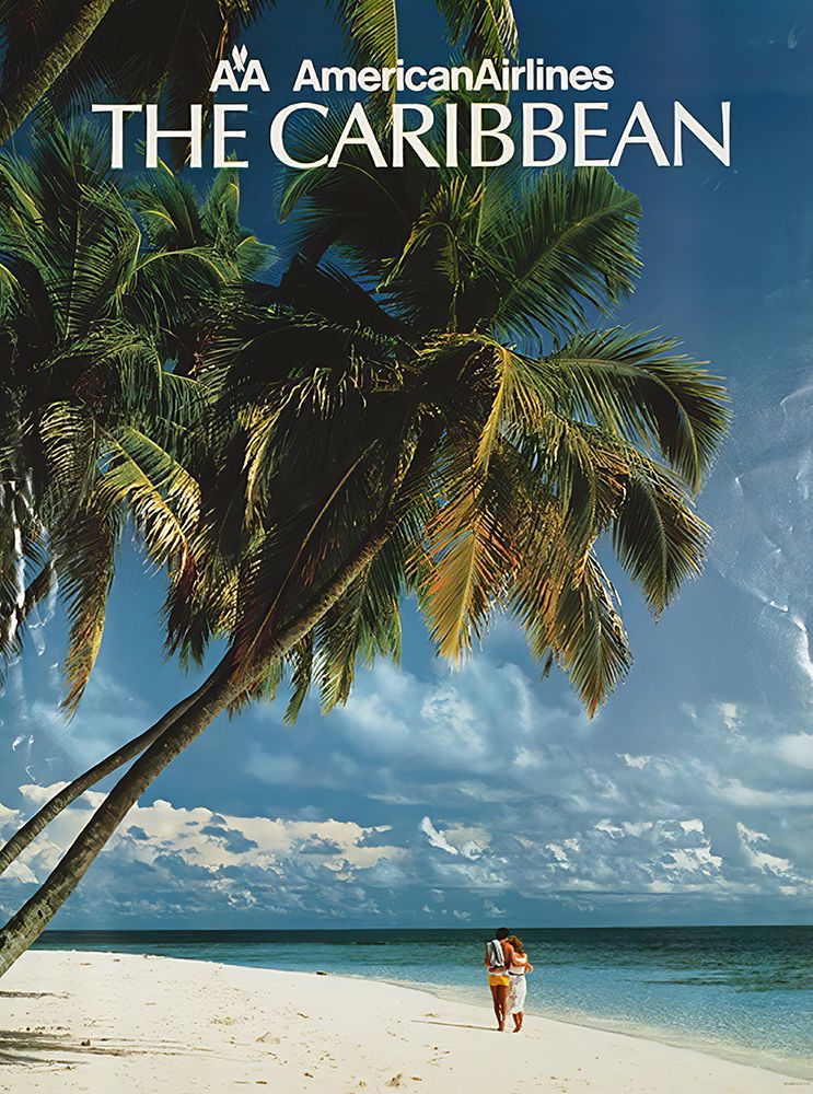 The Caribbean Vintage Air Travel Poster art print by Vintage Travel Poster for $57.95 CAD