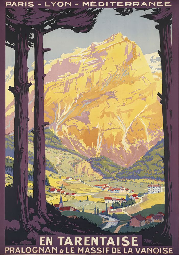 France Tarentaise Vintage Travel Poster 1920 art print by Vintage Travel Poster for $57.95 CAD