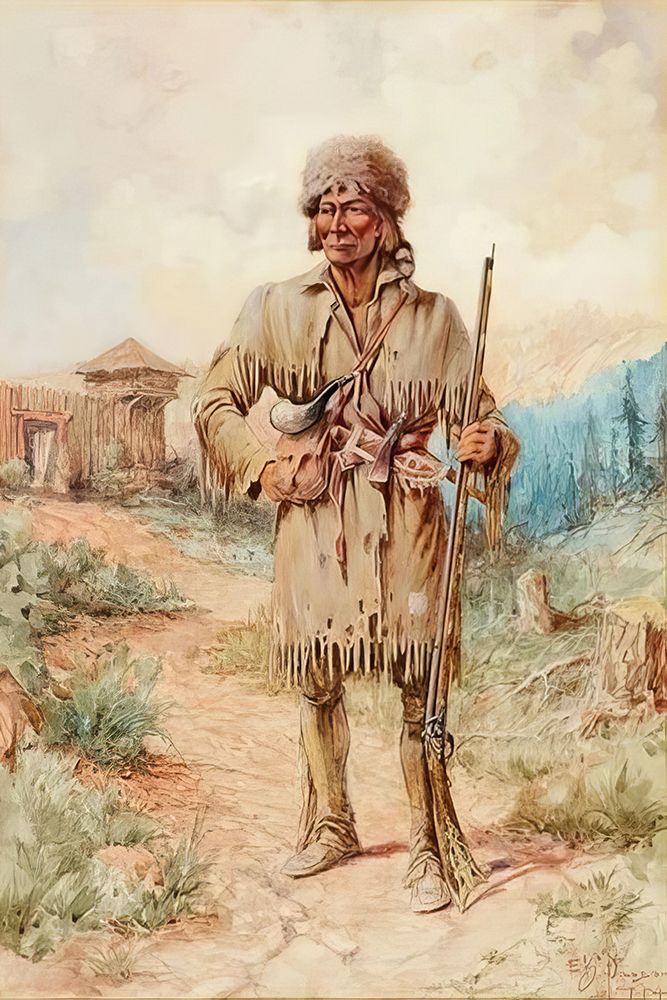 Kit Carson 1914 art print by Edgar Samuel Paxson for $57.95 CAD