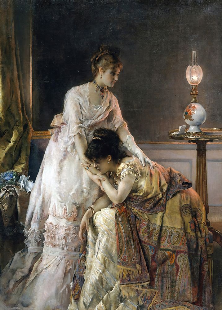 After the Ball 1874 art print by Alfred Stevens for $57.95 CAD