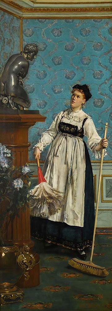 An aspiring connoisseur art print by Alfred Stevens for $57.95 CAD