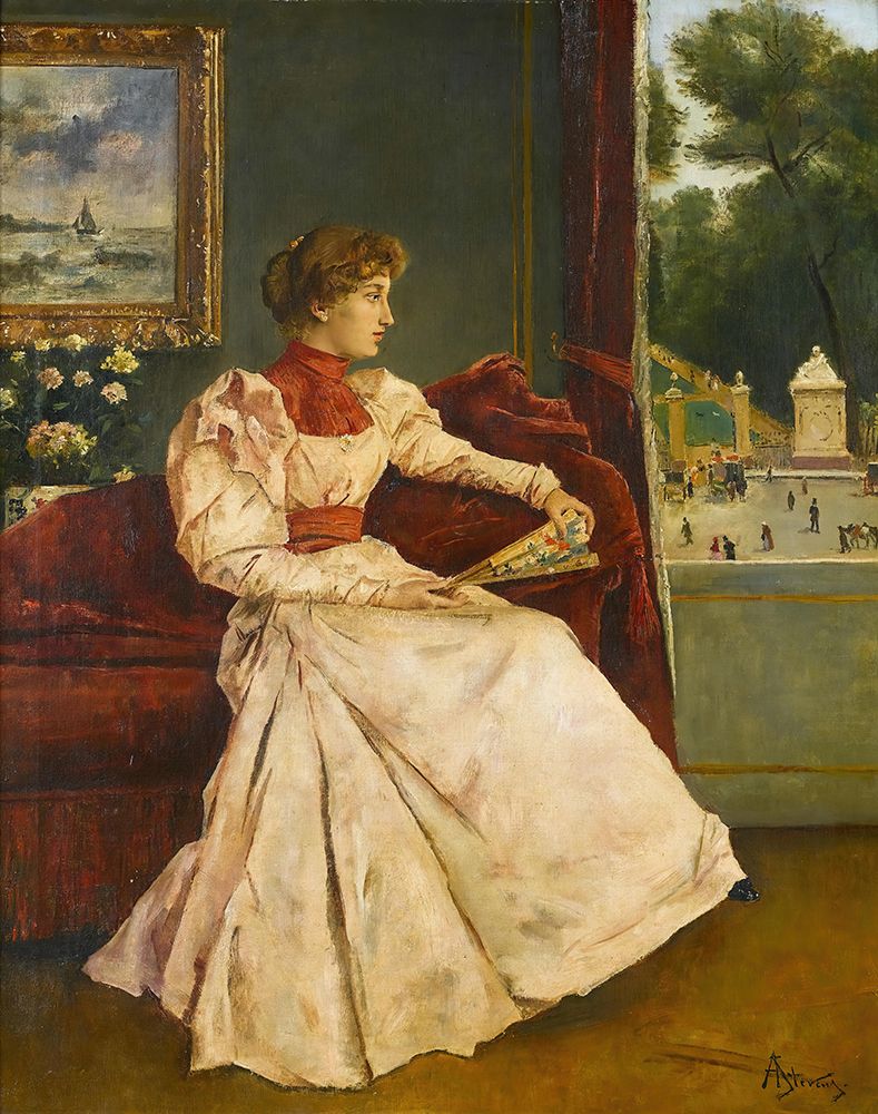 At home art print by Alfred Stevens for $57.95 CAD