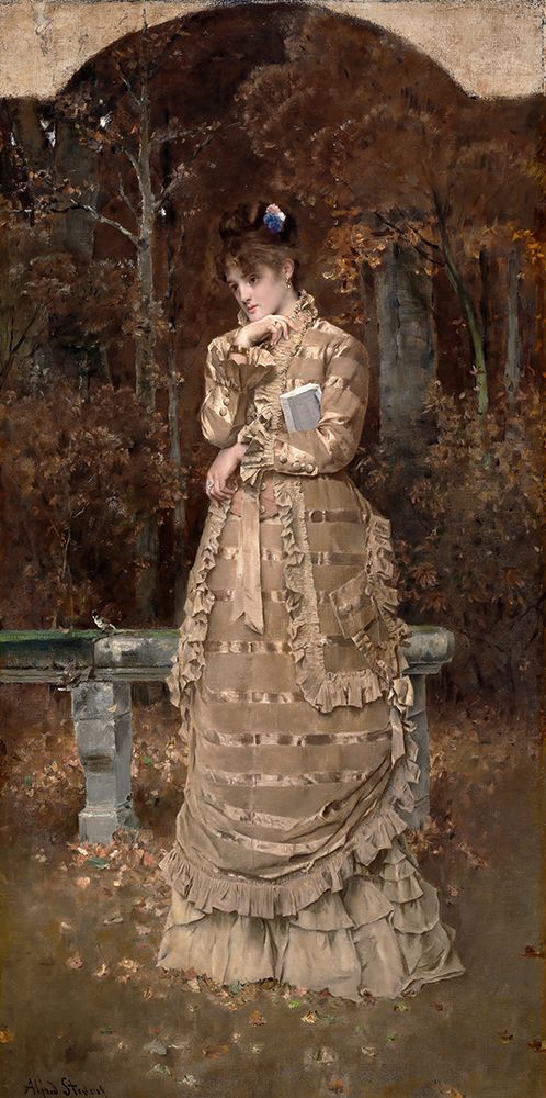 Fall 1877 art print by Alfred Stevens for $57.95 CAD