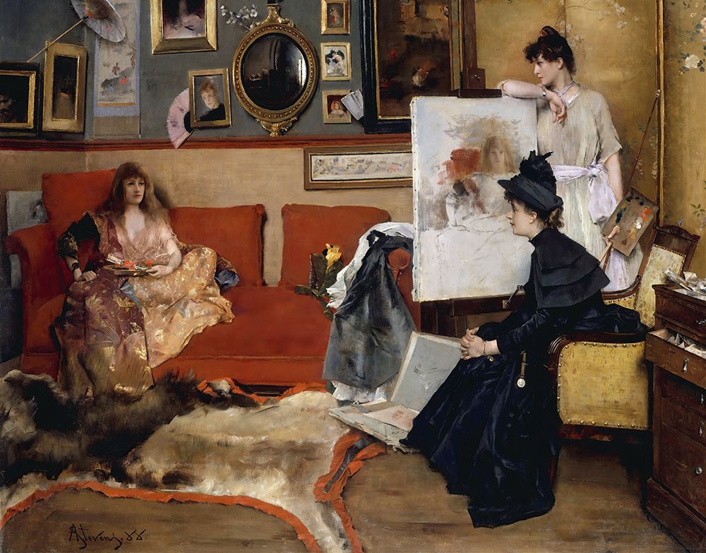 In the Studio 1888 art print by Alfred Stevens for $57.95 CAD