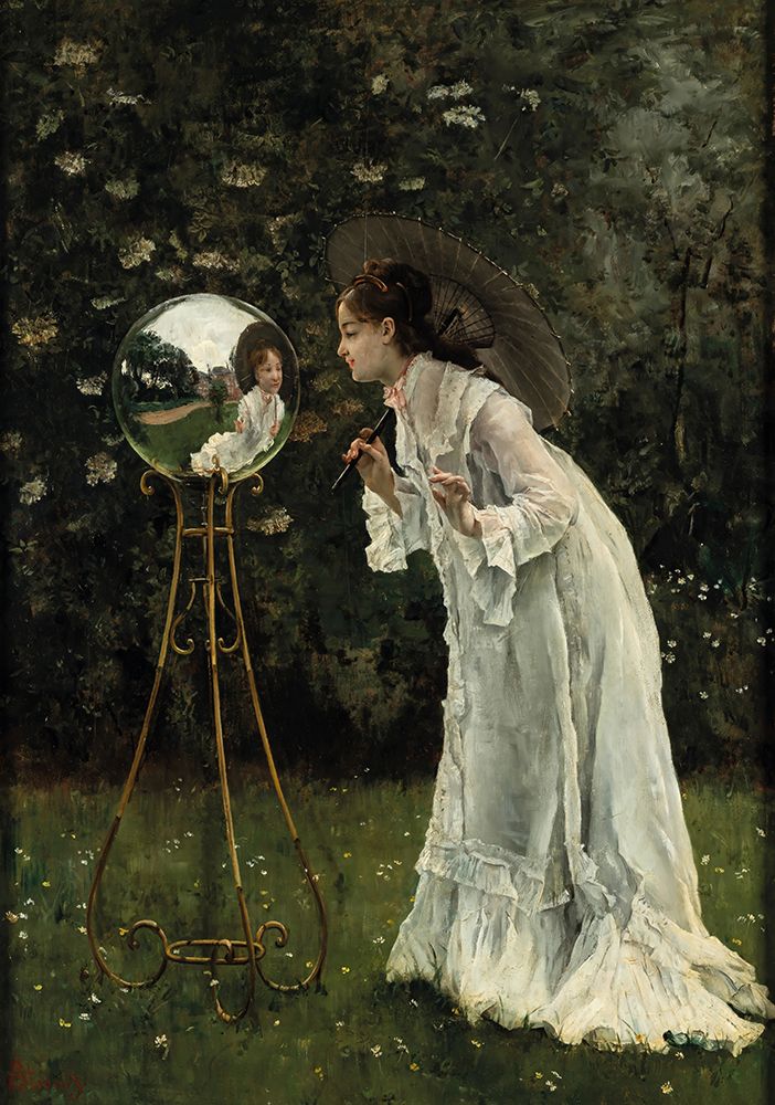 The Silver Ball art print by Alfred Stevens for $57.95 CAD