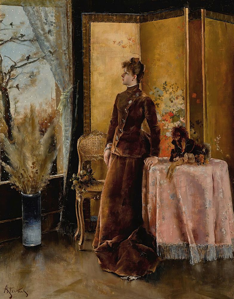 Snow art print by Alfred Stevens for $57.95 CAD