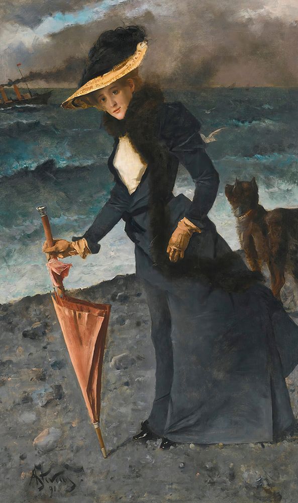 The Gale 1891 art print by Alfred Stevens for $57.95 CAD