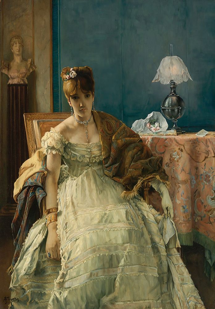 Lovelorn art print by Alfred Stevens for $57.95 CAD