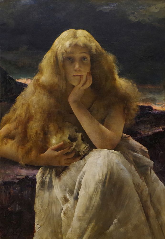 Maria Magdalena 1887 art print by Alfred Stevens for $57.95 CAD