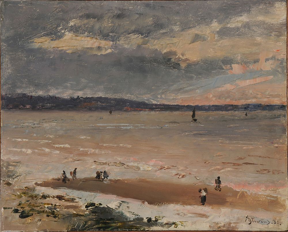 Seascape Le Havre 1881 art print by Alfred Stevens for $57.95 CAD