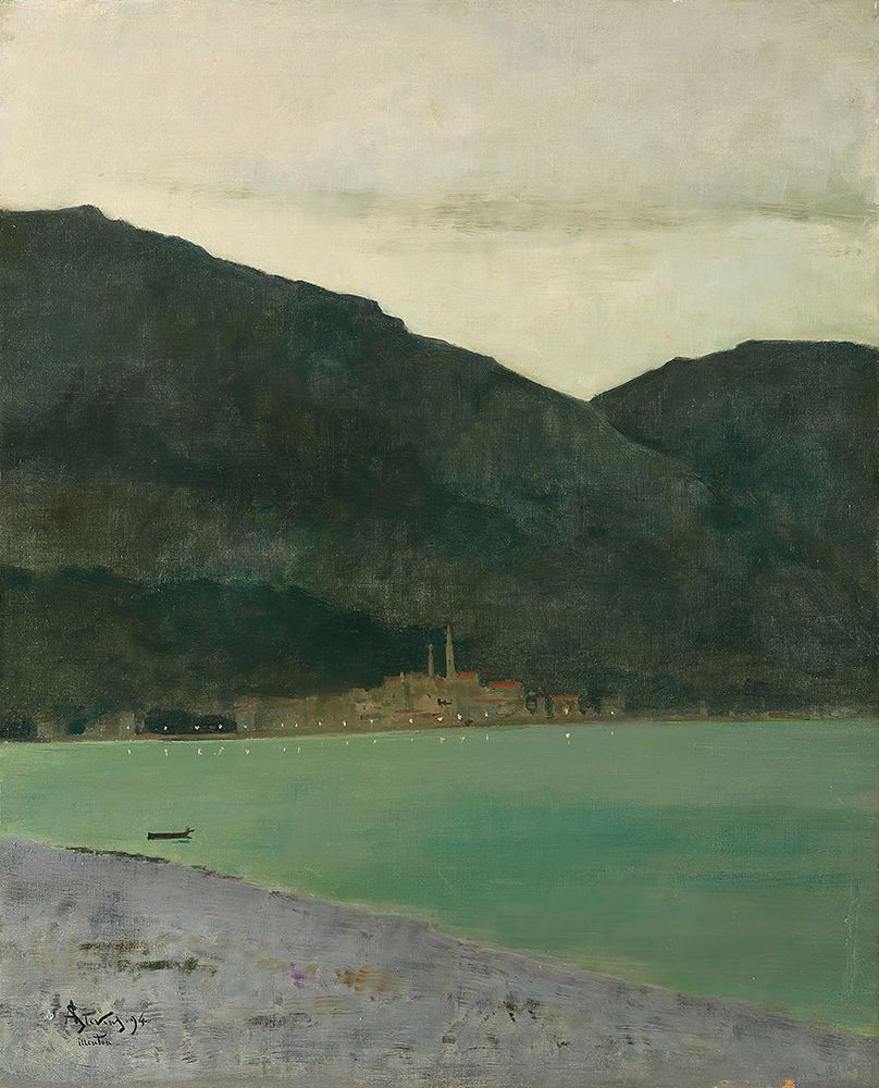 Menton at Twilight 1894 art print by Alfred Stevens for $57.95 CAD