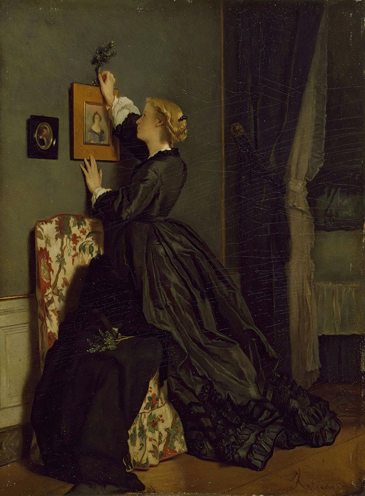 Palm Sunday 1862 art print by Alfred Stevens for $57.95 CAD