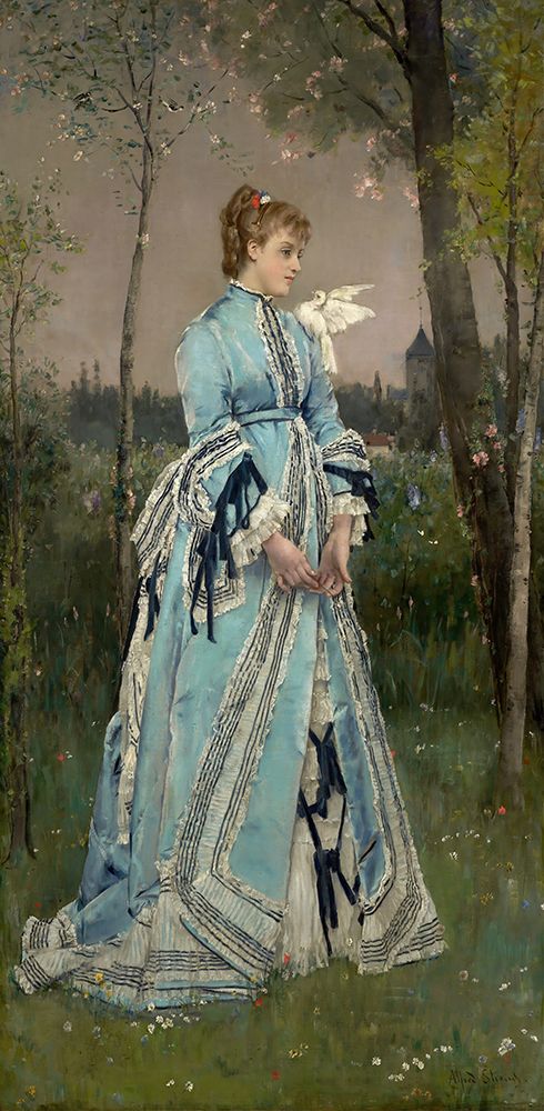 Spring 1877 art print by Alfred Stevens for $57.95 CAD