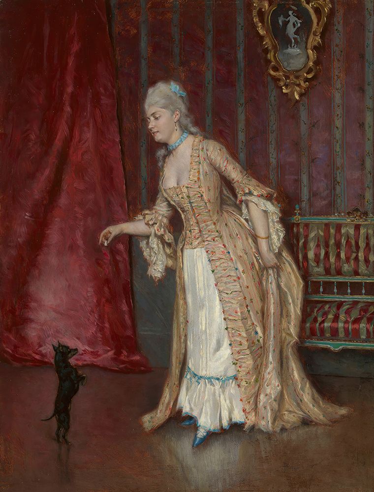 Standing Figure of a Woman art print by Alfred Stevens for $57.95 CAD