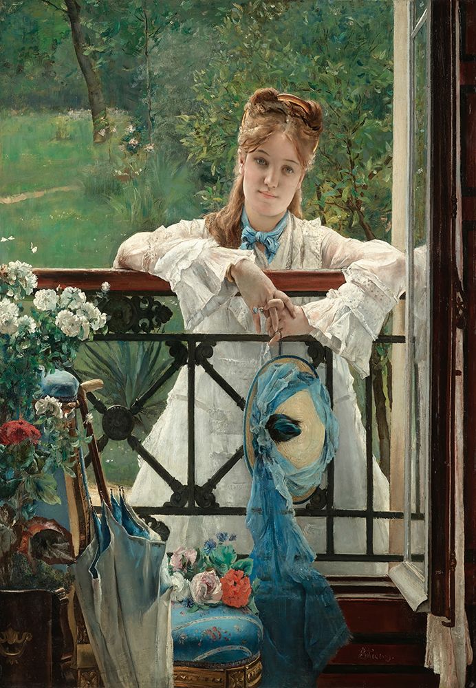 The Blue Ribbon art print by Alfred Stevens for $57.95 CAD